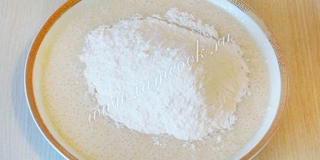 Рецепт сладкая выпечка на бездрожжевой закваске