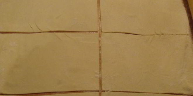 Рецепт слоеные конвертики с яблоками и грушами