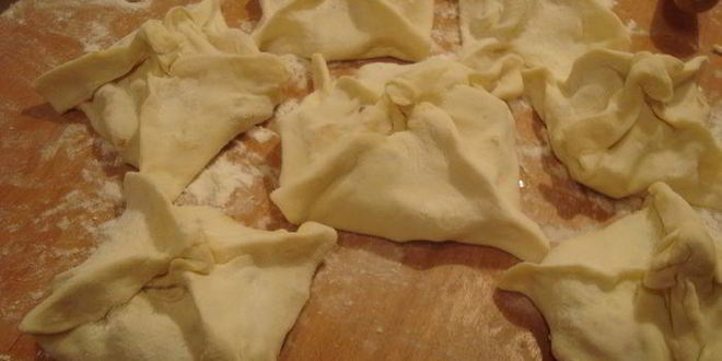 Рецепт слоеные конвертики с яблоками и грушами