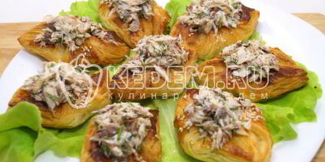 Рецепт слойки аппетитные