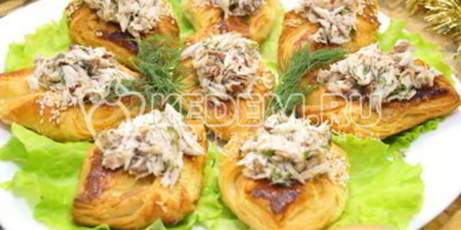 Рецепт слойки аппетитные