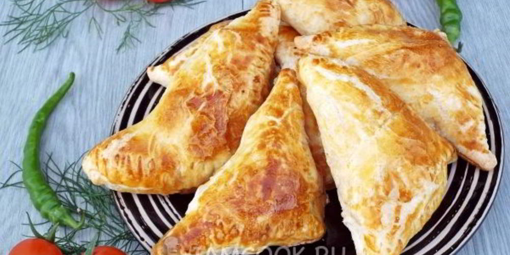 Рецепт слойки из слоеного теста с огоньком