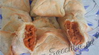 Рецепт Слойки из слоеного теста С огоньком