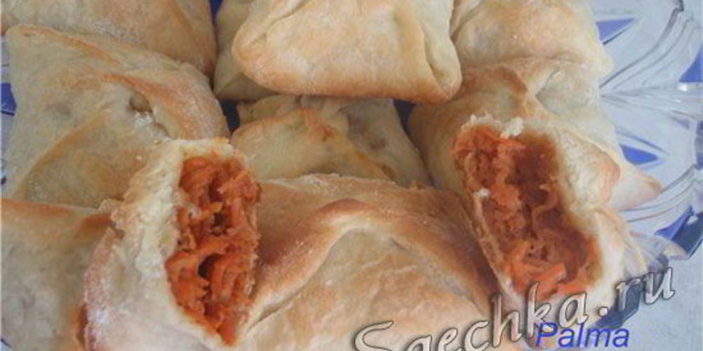 Как приготовить слойки из слоеного теста с огоньком