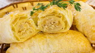 Рецепт Слойки с капустой