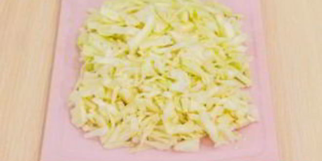 Рецепт слойки с капустой