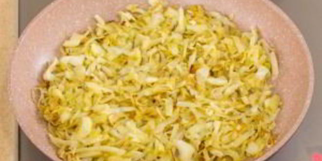 Рецепт слойки с капустой