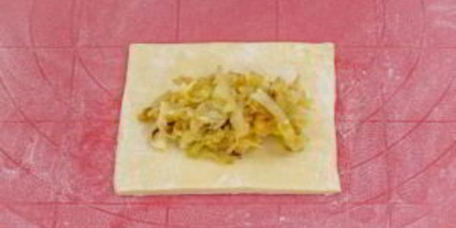 Рецепт слойки с капустой