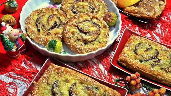 Рецепт Слойки с картошкой и лососем