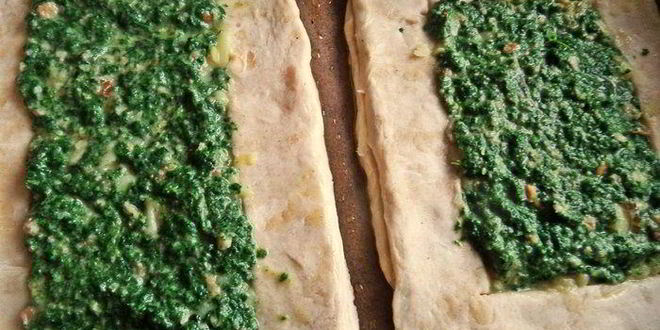 Рецепт слойки с картошкой и лососем