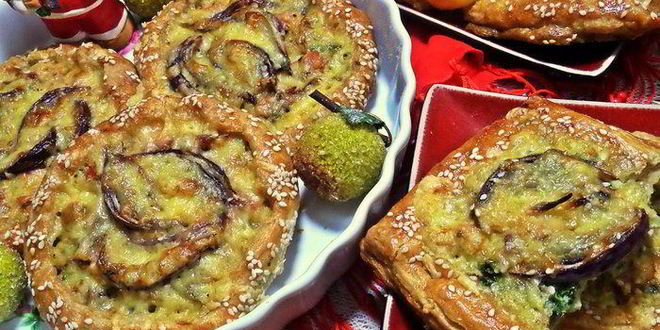 Рецепт слойки с картошкой и лососем