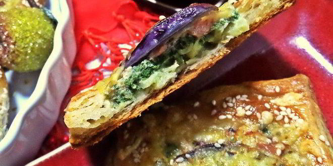 Рецепт слойки с картошкой и лососем