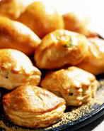 Слойки с хурмой