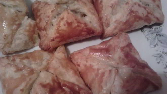 Рецепт Слойки с курицей и картошкой