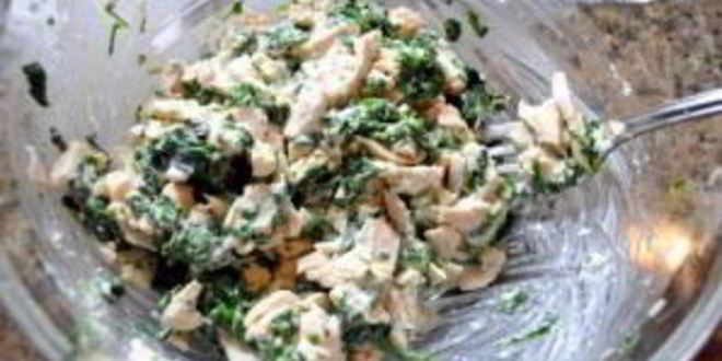 Рецепт слойки с курицей и сыром