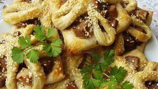 Рецепт Слойки с мясом