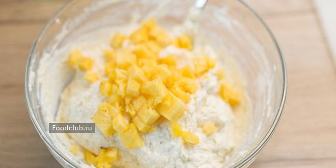 Рецепт банановые сырники с ананасами