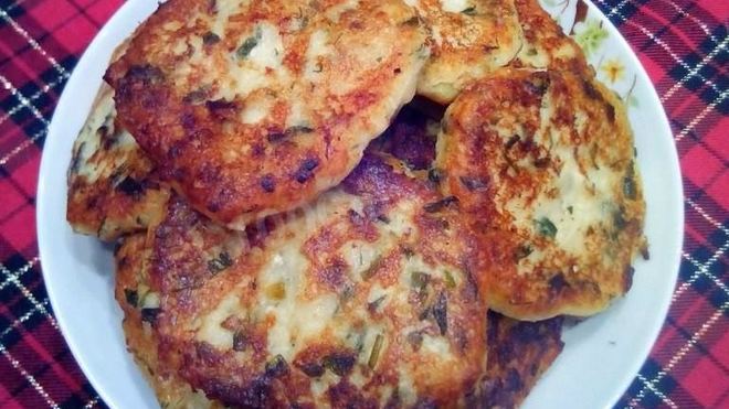 Рецепт Чесночные сырники с перчинкой