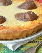 Чудесный творожник с фаршированными грушами