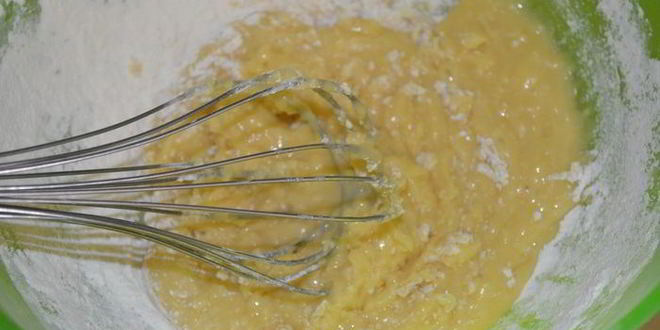 Рецепт песочный творожник с яблочной начинкой