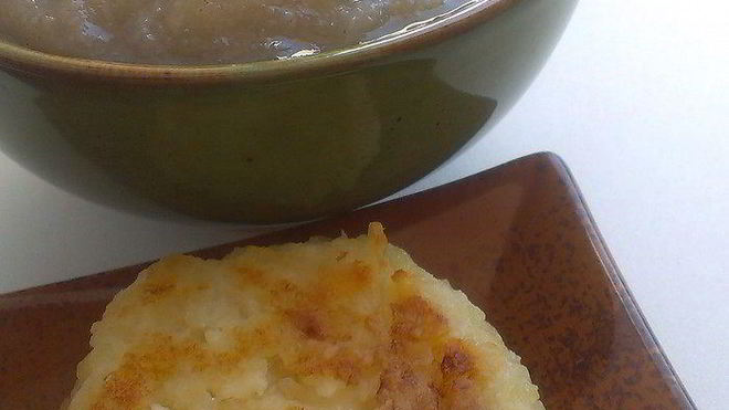 Рецепт Саксонские творожники с яблочным муссом