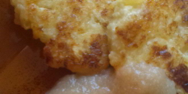 Рецепт саксонские творожники с яблочным муссом