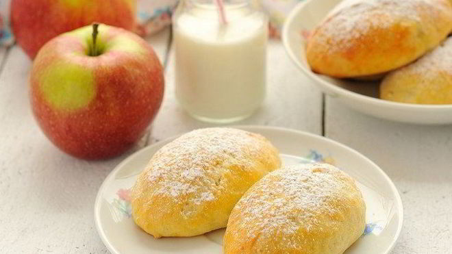 Рецепт Сочни с яблоками