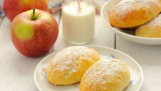 Рецепт Сочни с яблоками