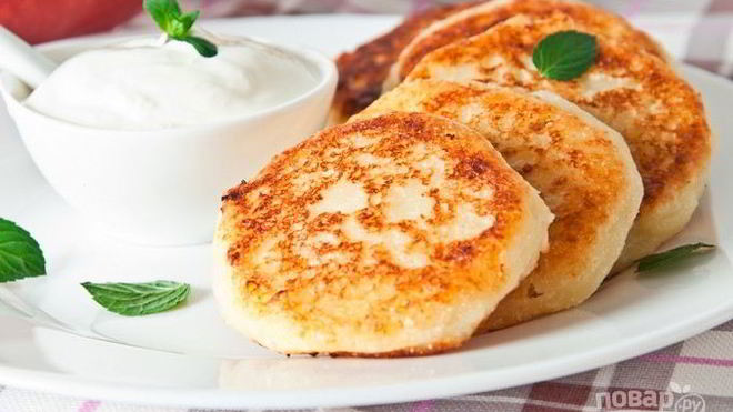 Рецепт Сырники из манки и творога