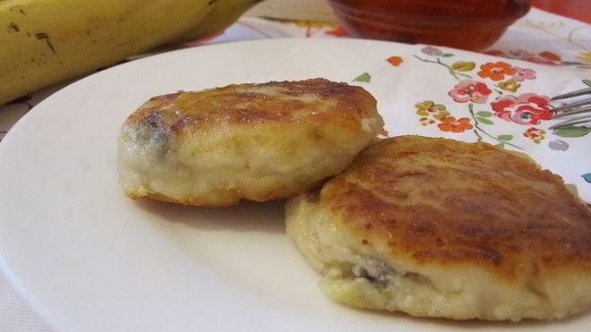 Рецепт Сырники с бананом