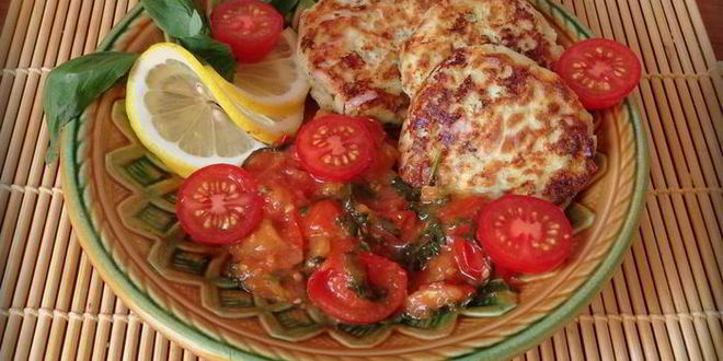 Рецепт сырники с фетой, ветчиной и кинзой