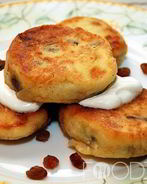Сырники с изюмом