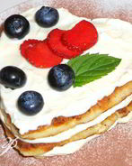 Сырники с кремом