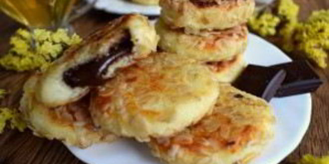 Рецепт сырники с шоколадной начинкой