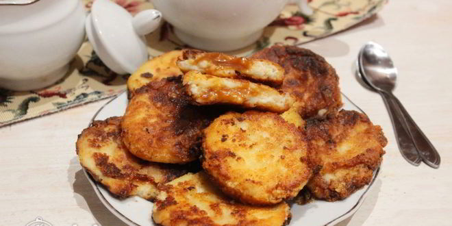 Рецепт сырники с вареной сгущенкой