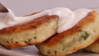 Рецепт Сырники с зеленью