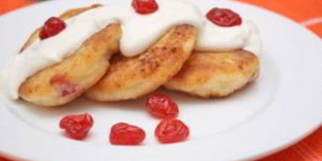 Рецепт сырники со сметаной