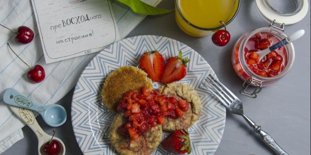 Рецепт сырники с маковым соусом