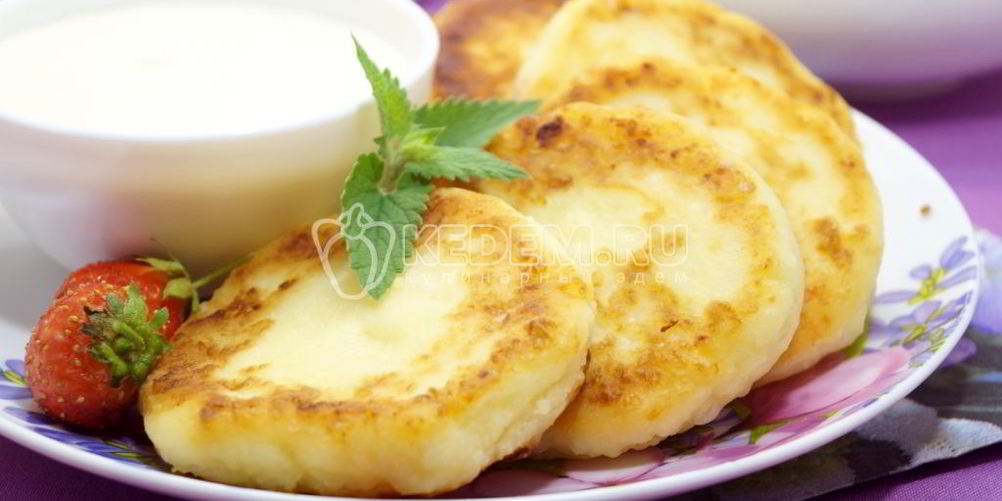 Рецепт саксонские творожники с яблочным муссом