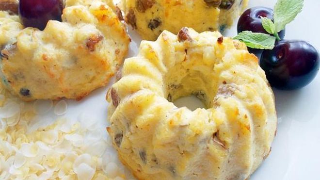 Рецепт Запеченные сырники без муки и сахара