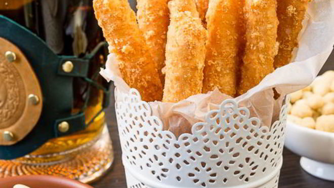 Рецепт Сырный хворост к пиву