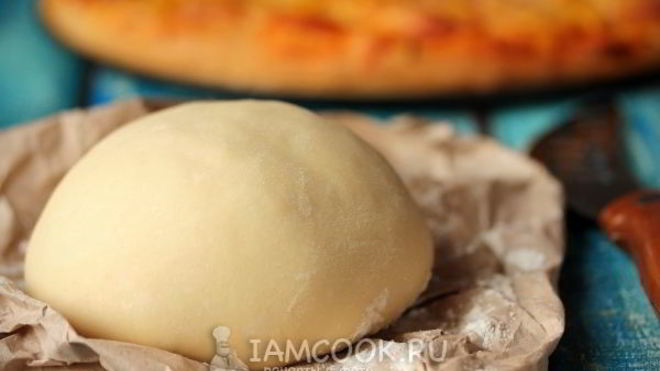 Рецепт Бездрожжевое тесто для пиццы на маргарине