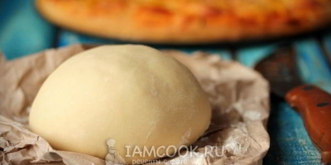 Рецепт бездрожжевое тесто для пиццы на маргарине