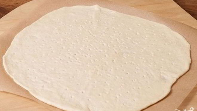 Рецепт Бездрожжевое тесто на кефире для пиццы