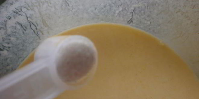 Рецепт бисквитное тесто без яиц