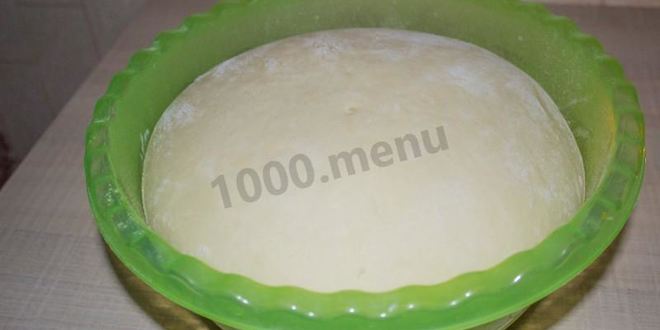 Рецепт дрожжевое тесто для ватрушек