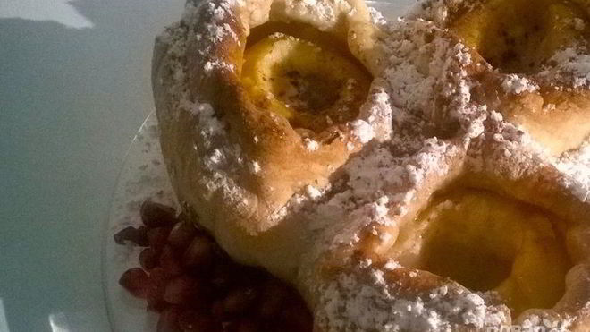 Рецепт Дрожжевое тесто с яблоками