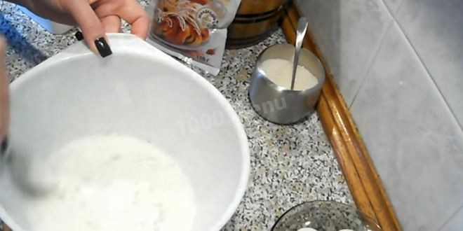 Рецепт опарное тесто способом на опаре дрожжевое для пирожков