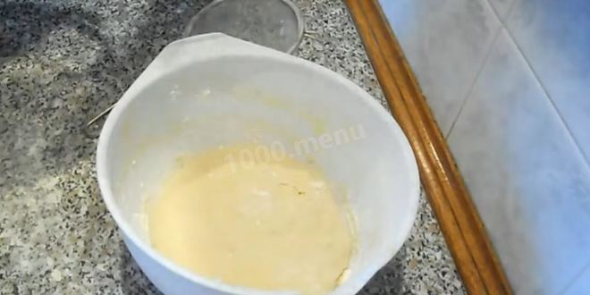 Рецепт опарное тесто способом на опаре дрожжевое для пирожков