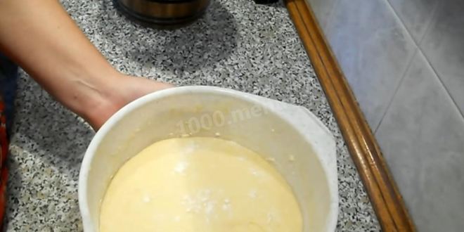 Рецепт опарное тесто способом на опаре дрожжевое для пирожков